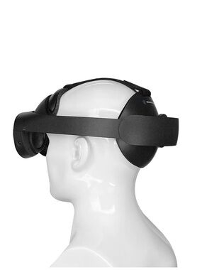 Meta Quest Pro Compatible VR Head Strap with Forehead Rear Pad plus Top Strap